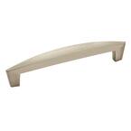 Creased Bow 5-1/16 in (128 mm) Center-to-Center Satin Nickel Drawer Pull