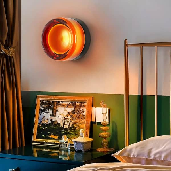 Rennnsan Eva 1-Light LED Orange Dimmable Mini Wall Sconce WS8101