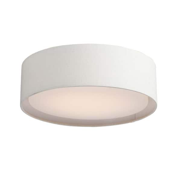 Maxim Lighting Prime 16 in. Oatmeal Flush Mount with Integrated LED