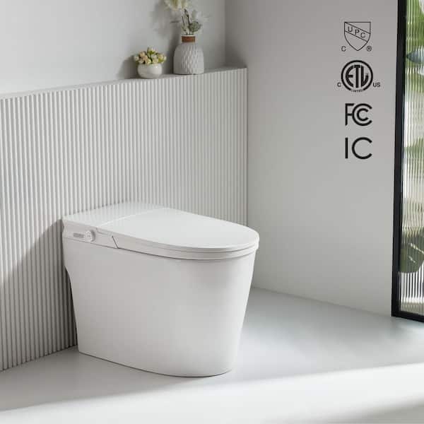 Touchless Smart Toilet 1000 MaP, Auto Lid/Seat, Auto Dual Flush 1.0/1.11 GPF Chair Height, 1-Piece White Elongated