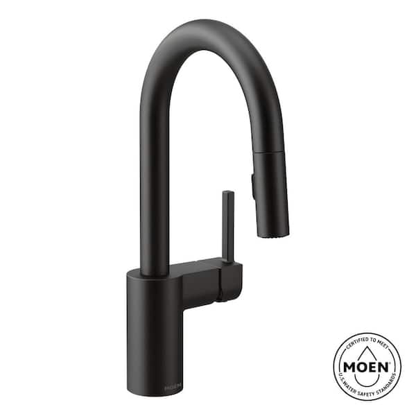 Align Single-Handle Bar Faucet Featuring Reflex and Power Clean in Matte Black