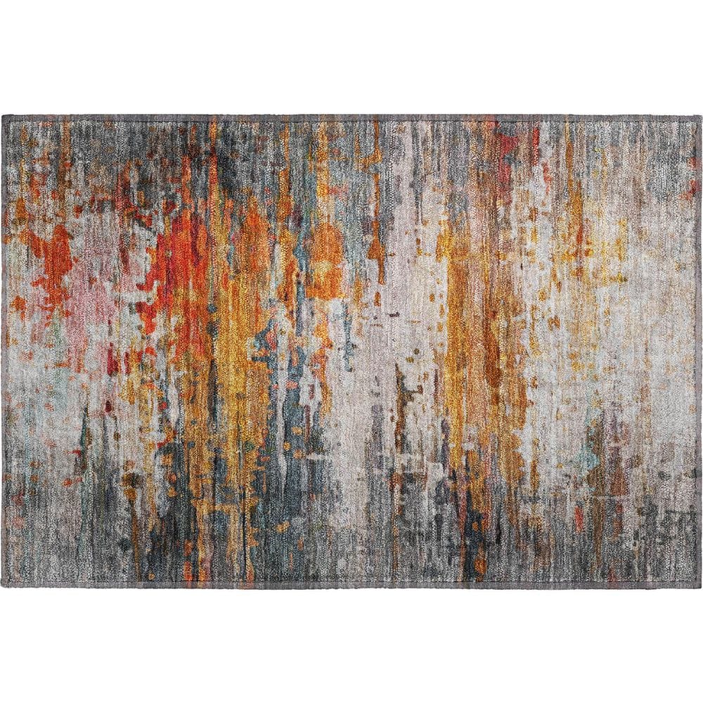 Mayfield Premium Machine Washable Abstract AMF2034 Terracotta 2 ft. x 3 ft. Accent Rug price history on PriceWatchPro
