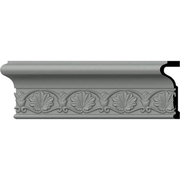 Ekena Millwork SAMPLE - 1-3/8 in. x 12 in. x 4 in. Urethane Emily Chair Rail Moulding