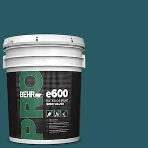 5 gal. #PPF-56 Terrace Teal Semi-Gloss Exterior Paint