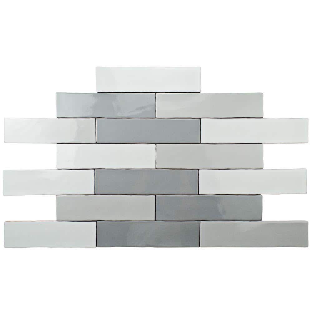 Alaska Craquelle Gris 3 in. x 12 in. Ceramic Wall Take Home Tile Sample price history on PriceWatchPro