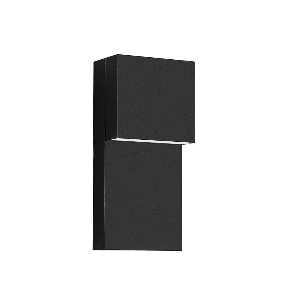 1-Pack 11.8 in Black Dusk to Dawn All-Weather Outdoor Wall Light, Integrated LED Exterior Wall Sconce High CRI 90+ price history on PriceWatchPro