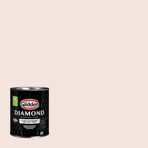 Glidden Diamond 1 qt. PPG1054-1 Winter Wedding Eggshell Interior Paint