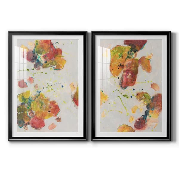 Wexford Home Attracting Love I by Wexford Homes 2-Pieces Framed Abstract Paper Art Print 30.5 in. x 42.5 in.