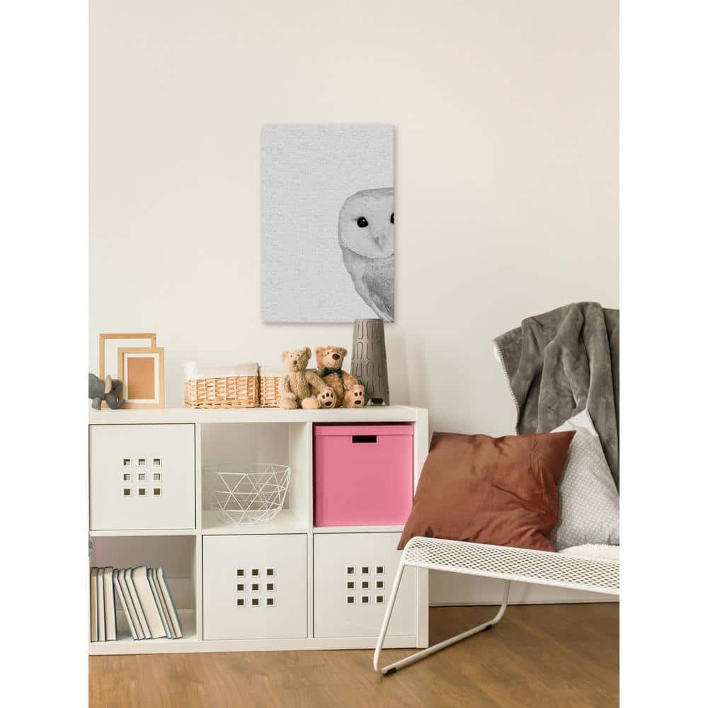 24 in. H x 16 in. W Owly Surprise by Maria Giovanni Canvas Wall Art