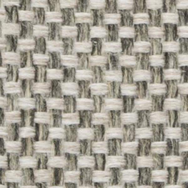 Light Grey Upholstered Mid-Century Modern Dining Chairs, Set of 2
