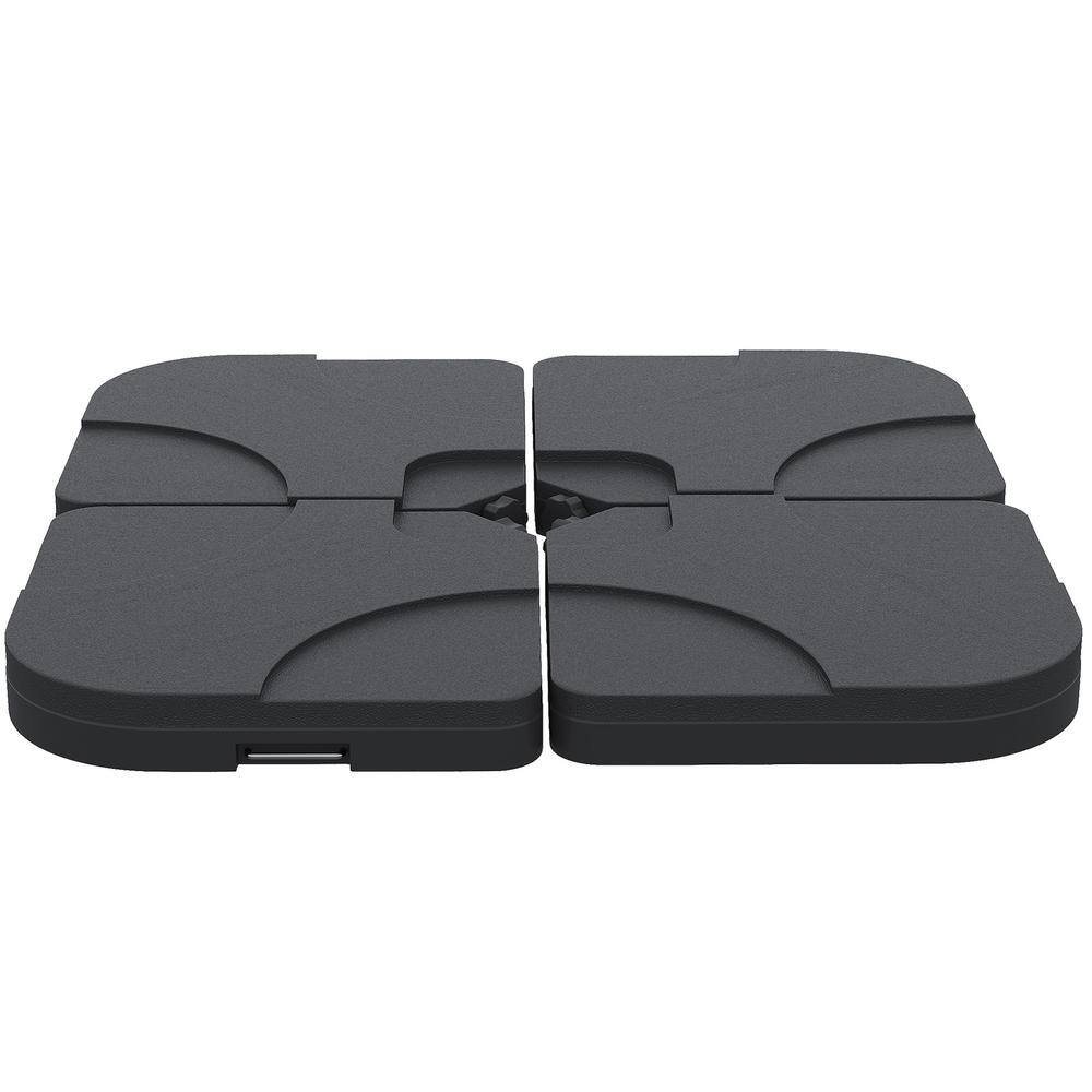 Black Plastic Cantilever Patio Umbrella Base Stand