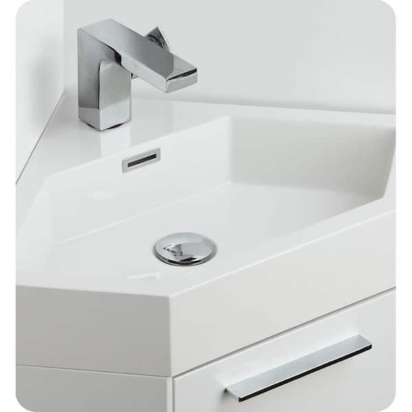 Fresca FVS8005WH White Senza 40 Acrylic Vanity Top 