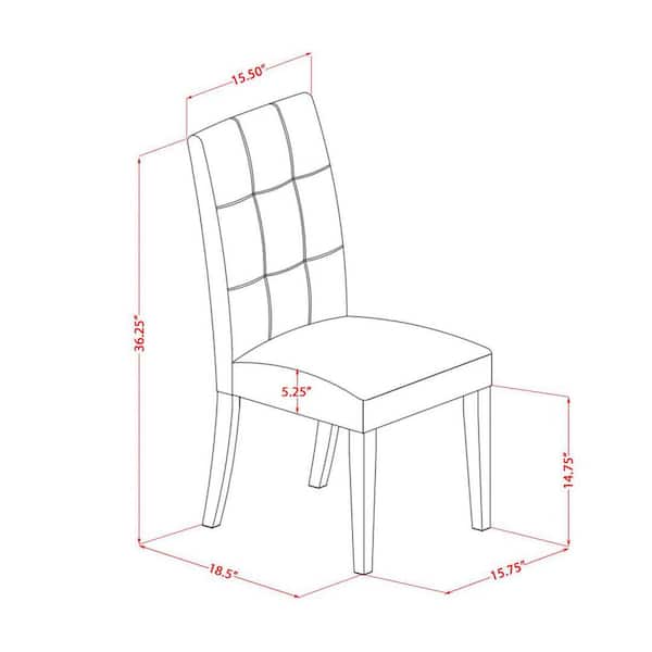 Have a question about East West Furniture 5-Piece Natural