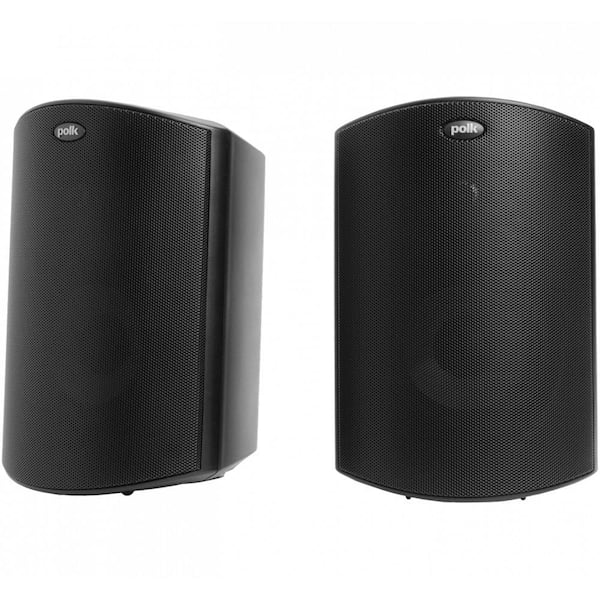Unbranded Audio AM6088 Atrium All Weather Outdoor Wall Mountable Loudspeakers, Black