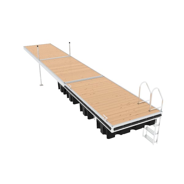 QPF-495,5 ft. x 10 ft. 3 Sections I Shape Floating Dock, 12 in. Freeboard