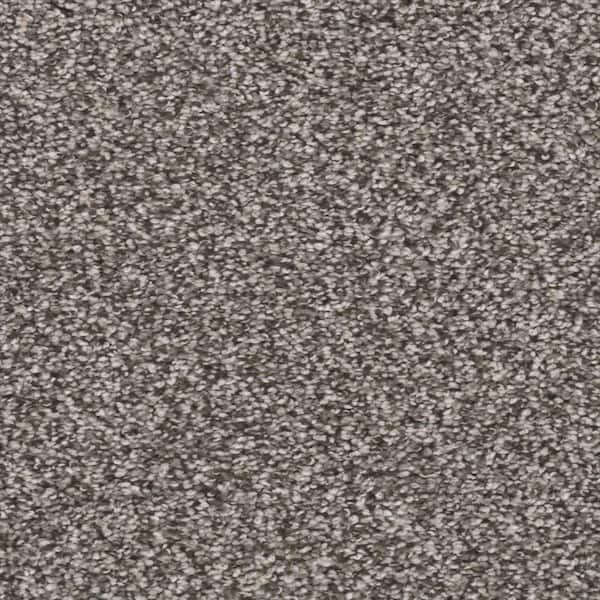 Home Decorators Collection 8 in. x  8 in. Texture Carpet Sample - Fall Skies II -Color Soft Flannel