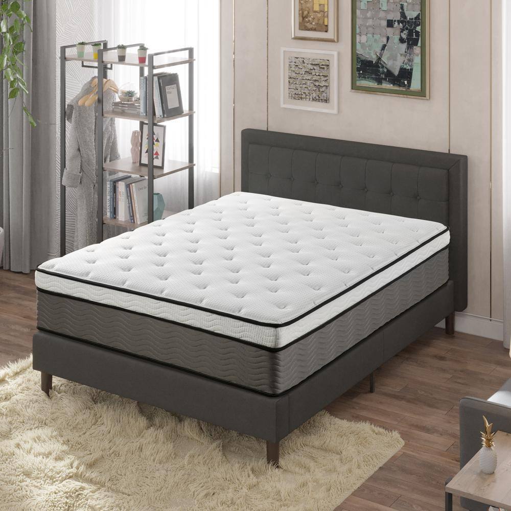 Eurotop Full-Size Hybrid Mattress with Comfort Foam and Innerspring