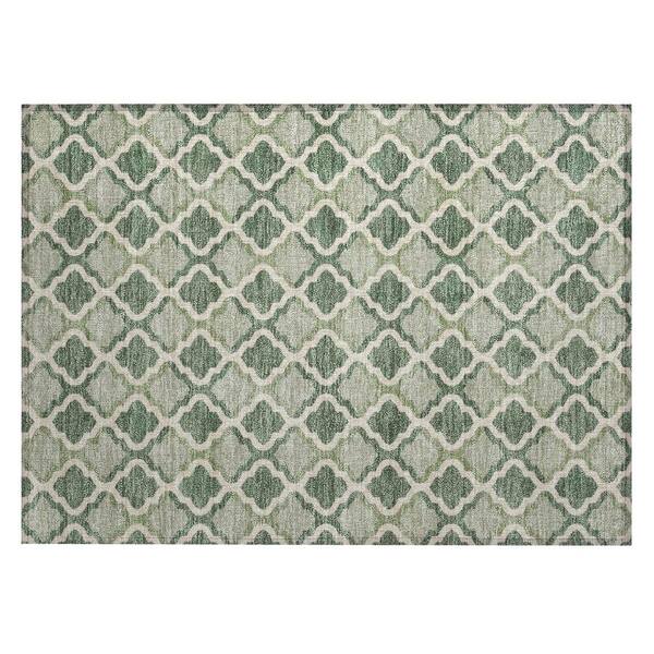 Chantille Machine Washable Indoor/Outdoor Abstract ACN3138 Basil 2 ft. x 3 ft. Accent Rug