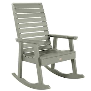 Weatherly Eucalyptus Recycled Plastic Outdoor Rocking Chair