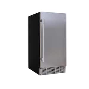 Teamson Kids 250 lbs. Freestanding Self-Contained Ice Maker in Stainless  Steel MIM250R - The Home Depot