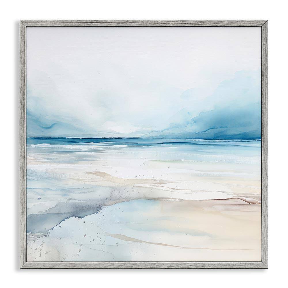 Nautical Scenery Abstract by Irena Orlov Gray Framed Abstract Giclee Art Print 17 in. x 17 in. price history on PriceWatchPro
