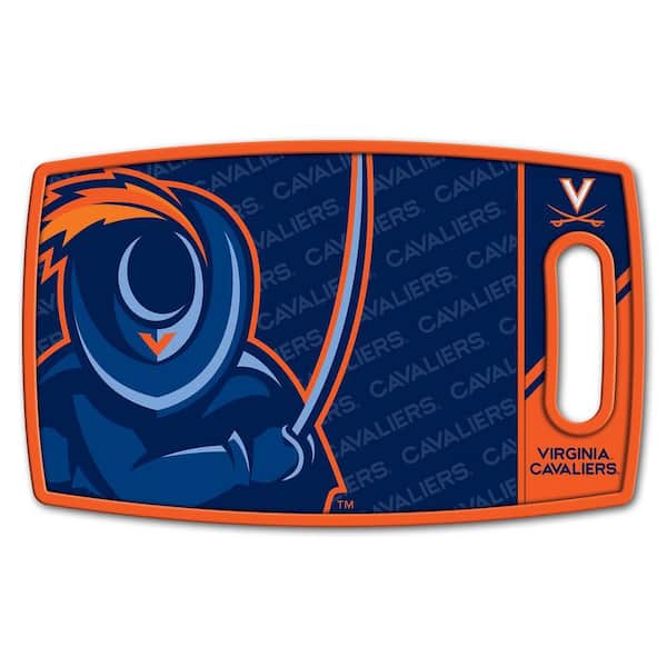NCAA Virginia Cavaliers Logo Series Cutting Board 9 in. x 0.5 in. - Rectangle- Manufactured Wood and Polypropylene