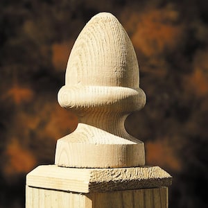 4 in. x 4 in. Flat Finial Base (6-Pack)