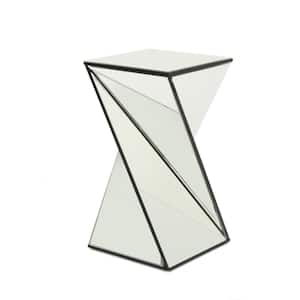 Amiel Mirrored Geometrical Side Table