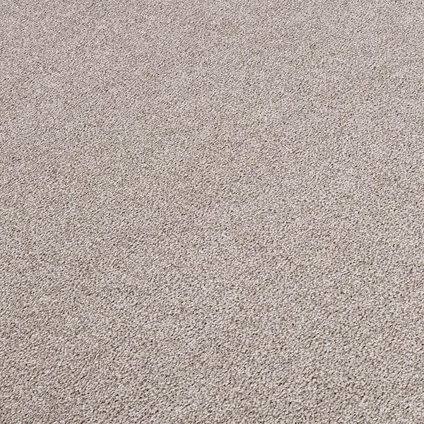 Waking Up II Moonlit Gray 56 oz. Triexta Textured Installed Carpet