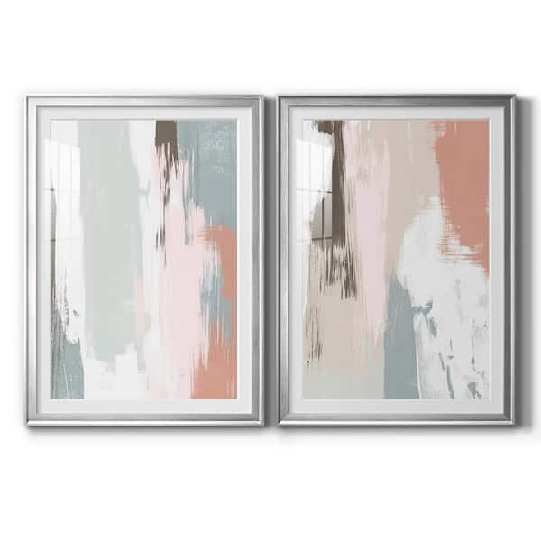 Wexford Home Sandstone Peel III by Wexford Homes 2-Pieces Framed Abstract Paper Art Print 26.5 in. x 36.5 in.