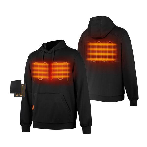 Unisex ORORO Heated Hoodie with Battery Pack 