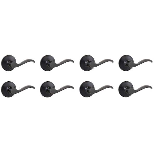 Naples Aged Bronze Hall/Closet Door Lever 8-Pack