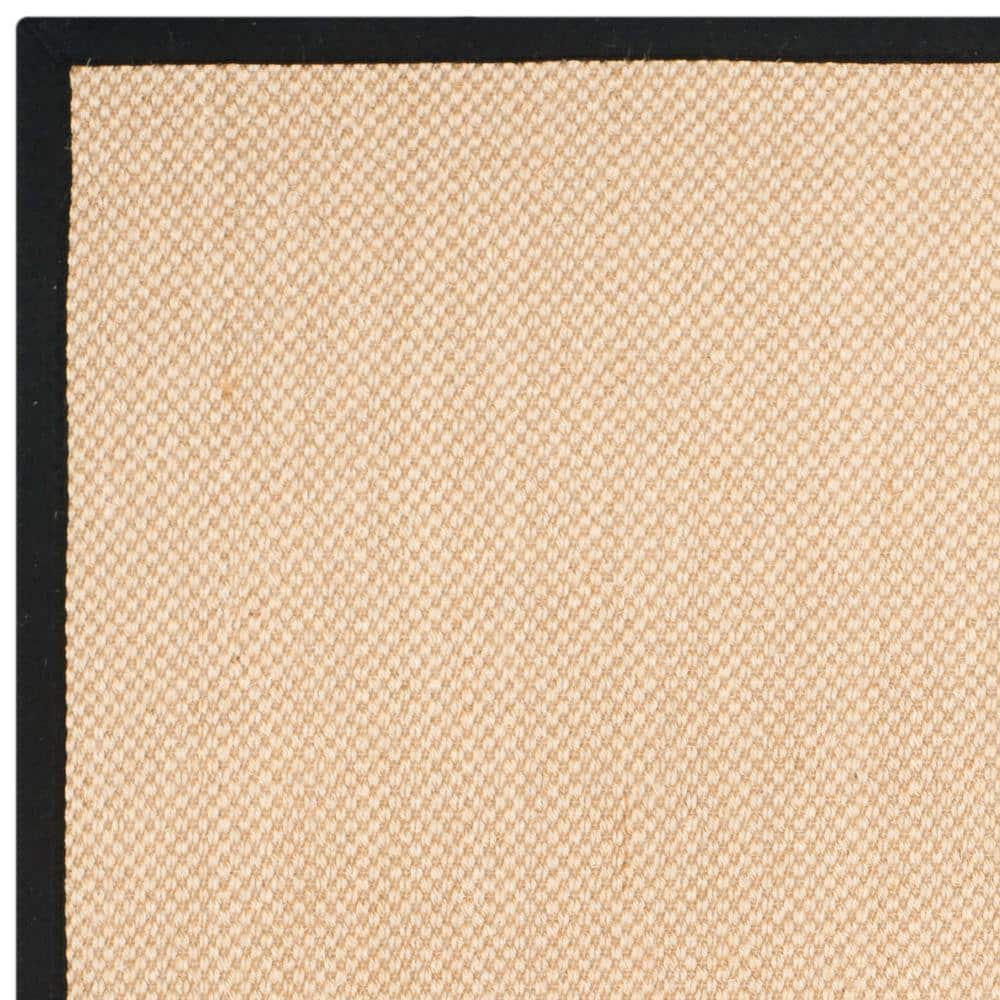 Natural Fiber NF141 Power Loomed Indoor Area Rug - Maize/Black - 5'x8' - Safavieh