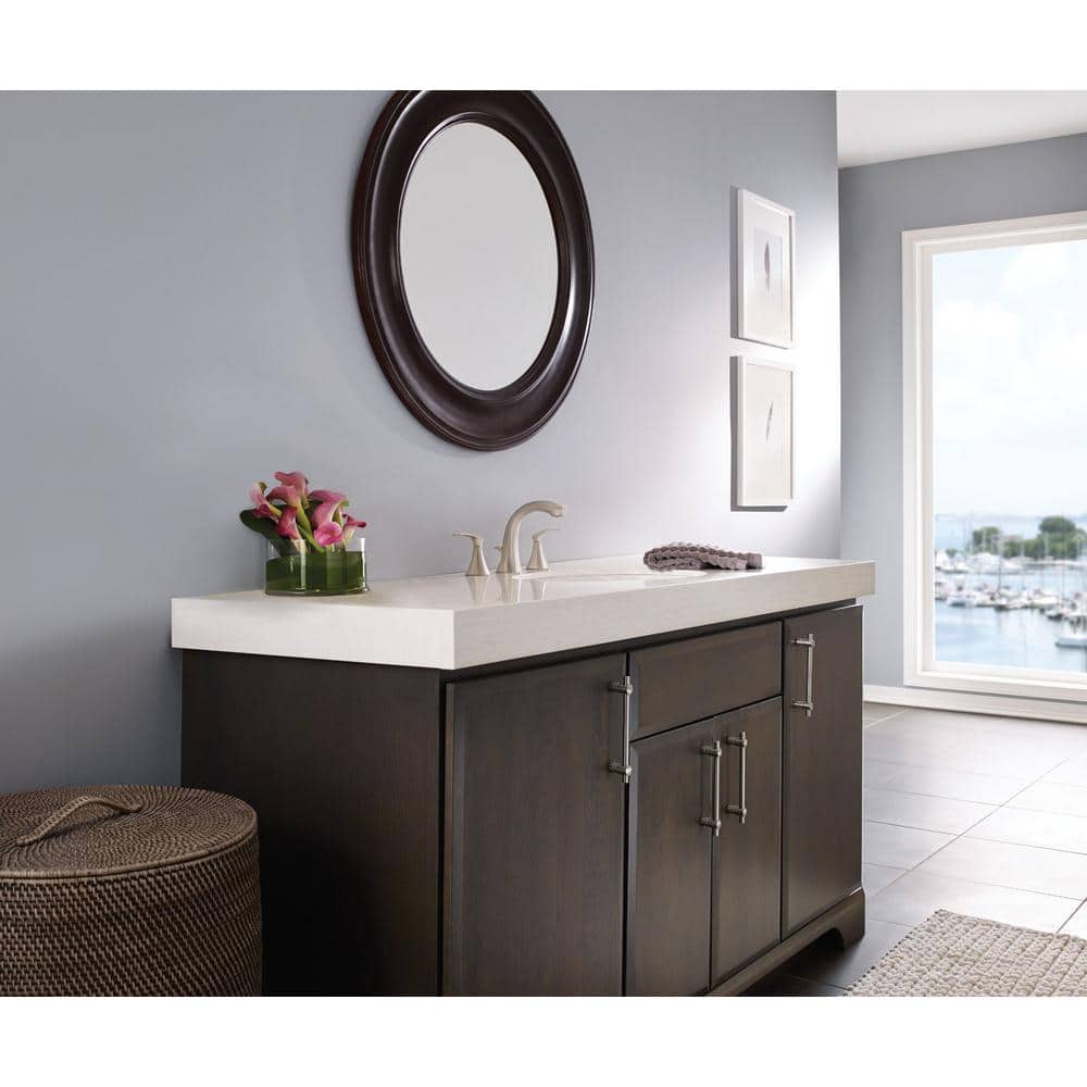 Darcy 8 in. Widespread 2-Handle High-Arc Bathroom Faucet in Brushed Nickel