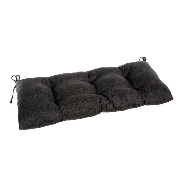 38 x 23 solid color grey Tufted bench cushion seat cushion,
