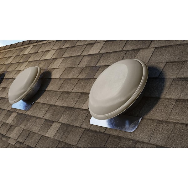 Air Vent 1500 CFM Weatherwood High Efficiency Power Roof Mount Attic  Ventilator HE15WW - The Home Depot