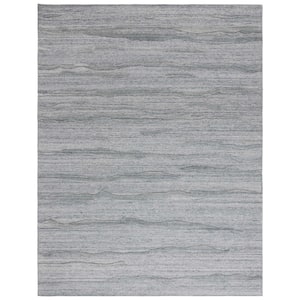 Abstract Gray 8 ft. x 10 ft. Undulating Marle Area Rug