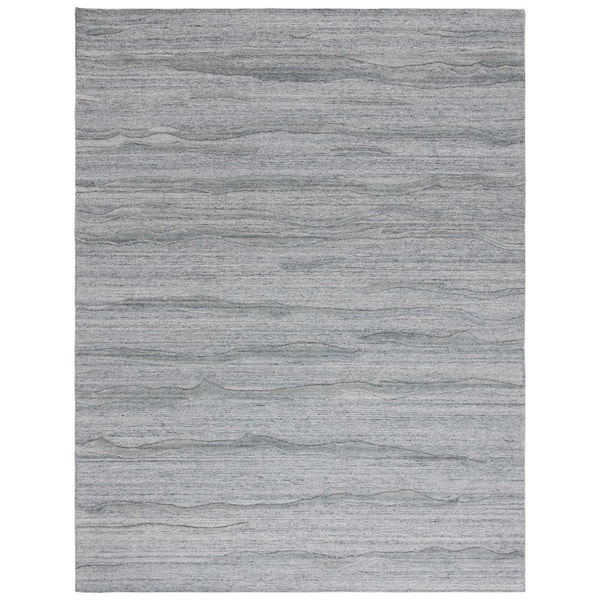 SAFAVIEH Abstract Gray 8 ft. x 10 ft. Undulating Marle Area Rug