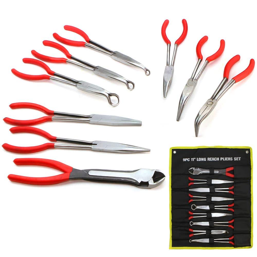 11 in. Non-Slip Long Reach Plier Set (9-Piece) price history on PriceWatchPro