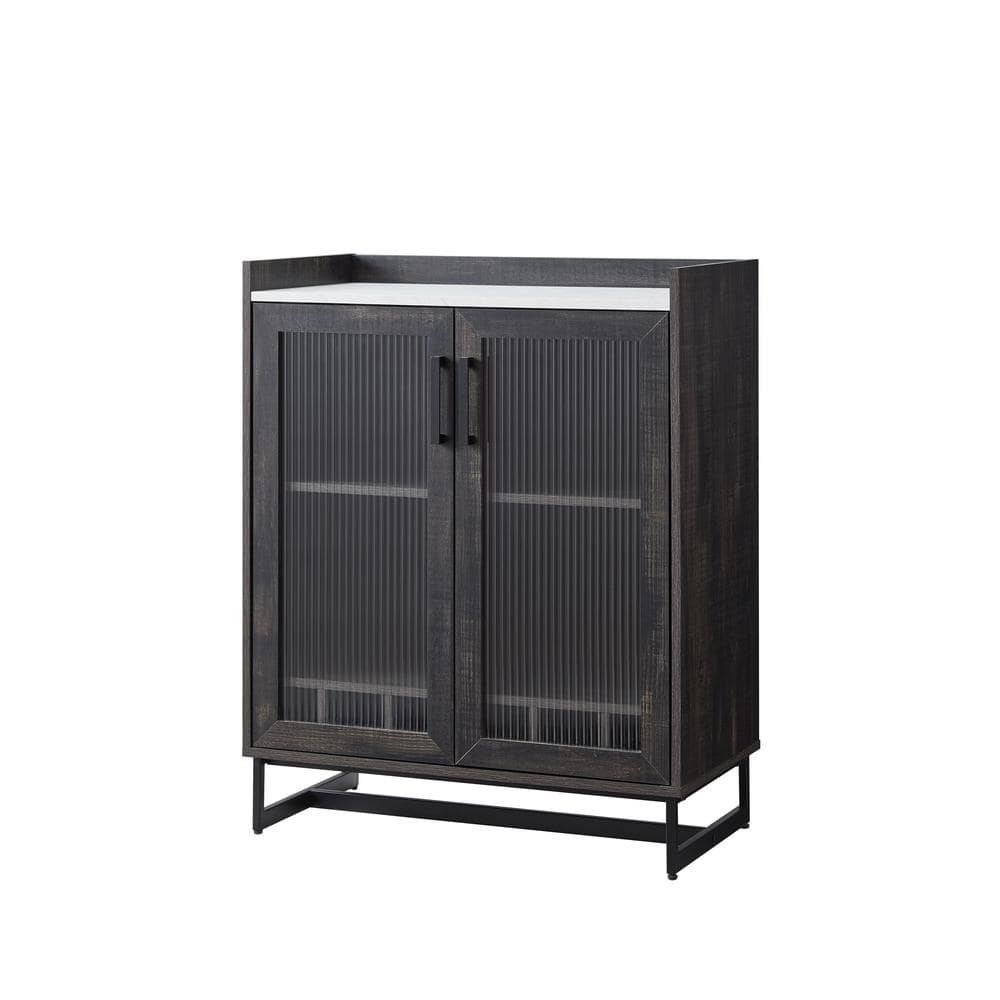 Floating Wall Mount Industrial Modern Cage Wine Bar Liquor Cabinet