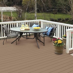 5 gal. #SC-121 Sandal Solid Color Waterproofing Exterior Wood Stain and Sealer