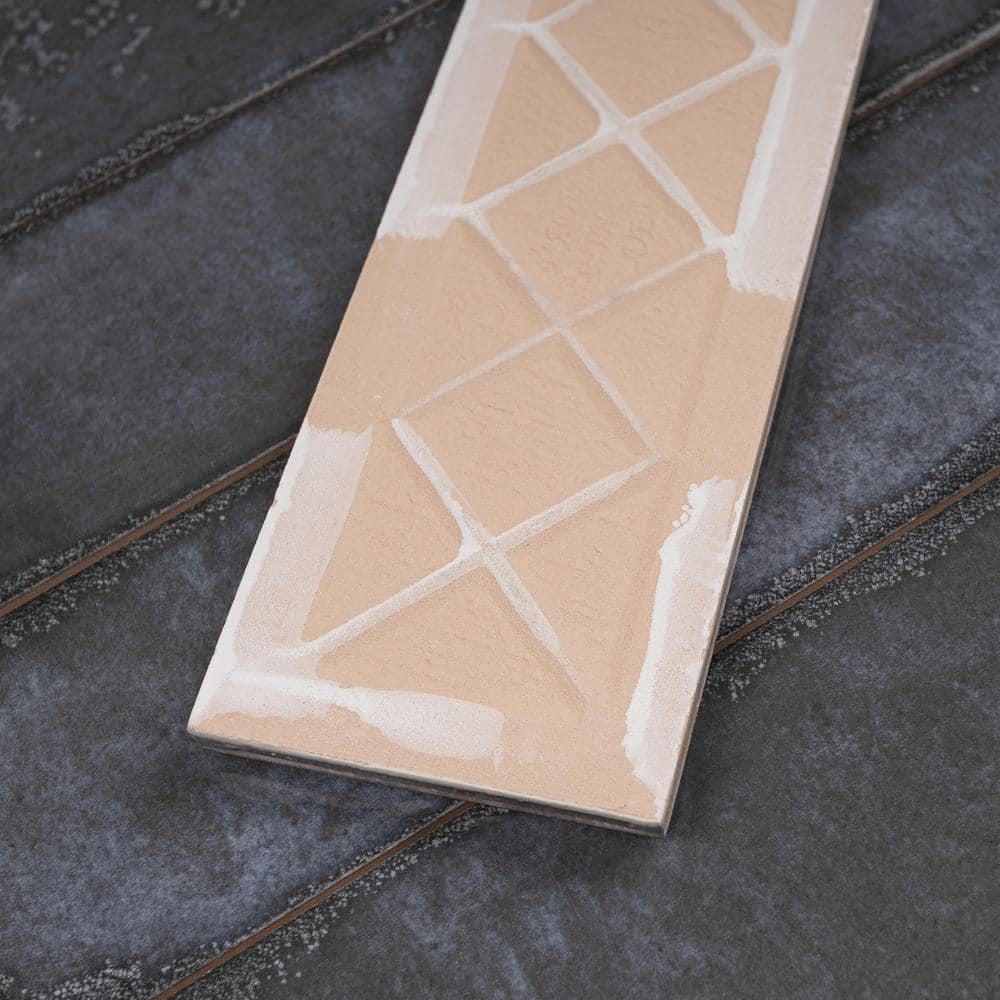 Azul Blue 3" x 12" Glossy Ceramic Subway Wall Tile
