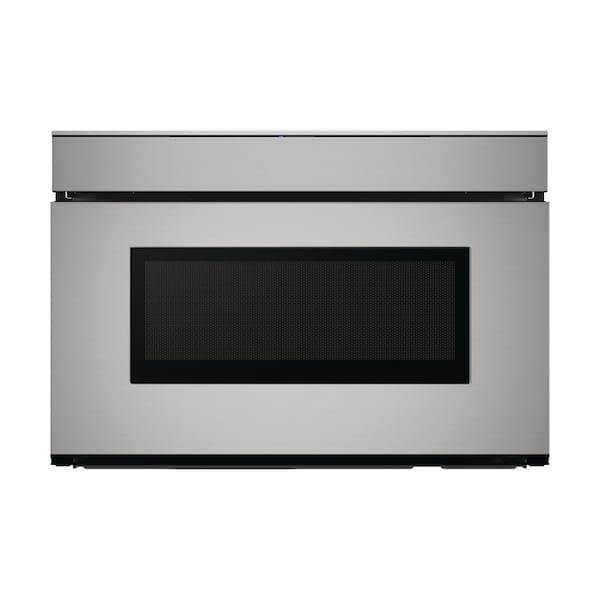 Smart 24 in. 1.2 cu. ft. 950 Watt Microwave Drawer in Stainless Steel