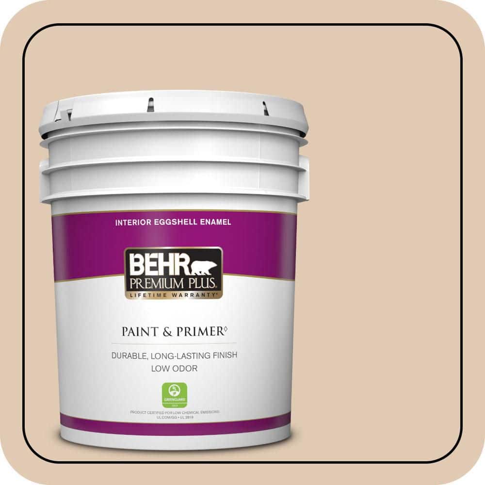 5 gal. #290E-2 Oat Cake Eggshell Enamel Low Odor Interior Paint & Primer price history on PriceWatchPro