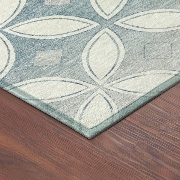 Chantille Machine Washable Indoor/Outdoor Abstract ACN2423 Ivory 2 ft. x 3 ft. Accent Rug