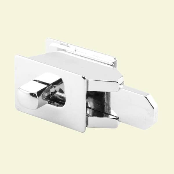 Prime-Line Chrome Slide Latch with In-Use Indicator