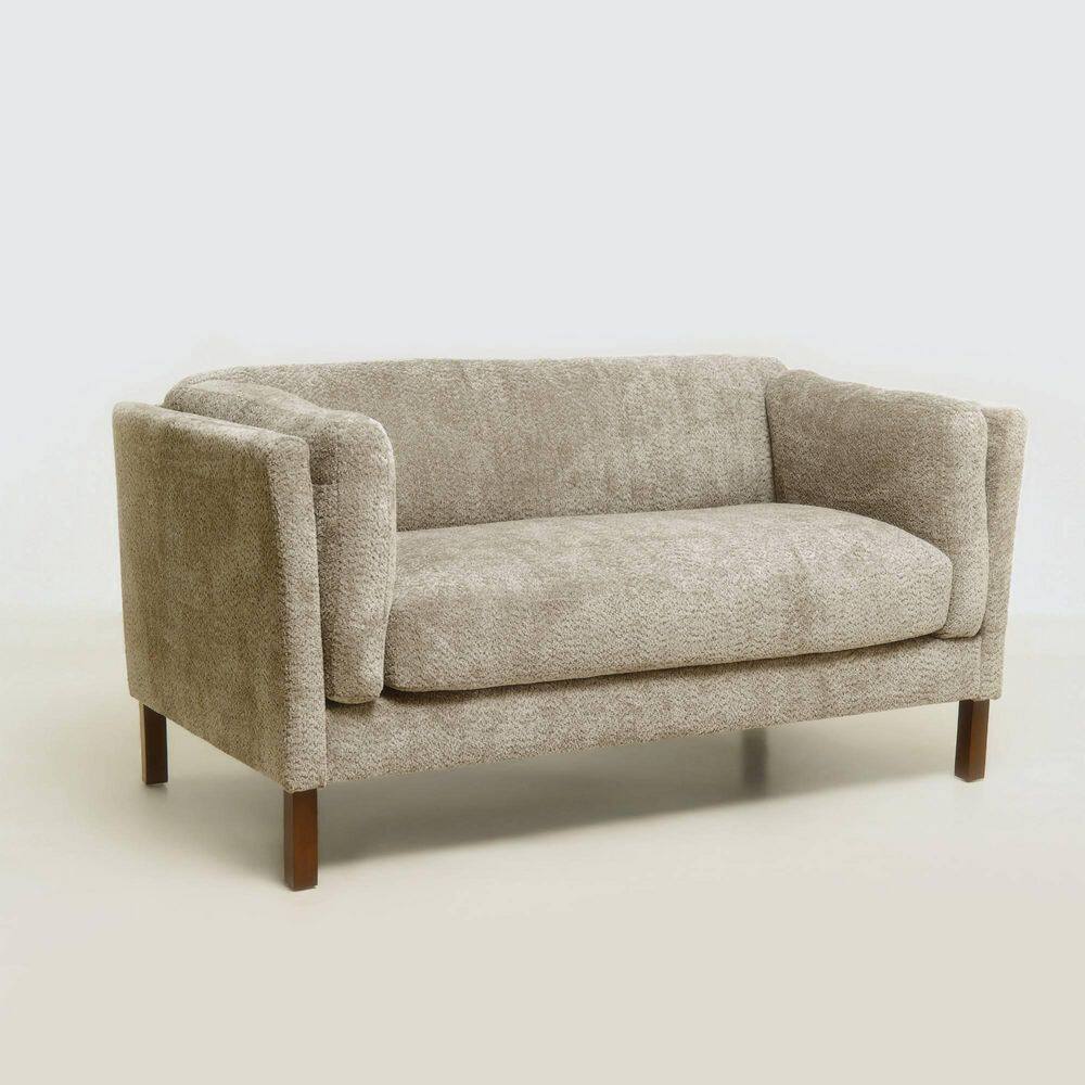 Julisa 58.27 Chenille 2-Seater Upholstered Loveseat with Removable Cushion in Camel price history on PriceWatchPro