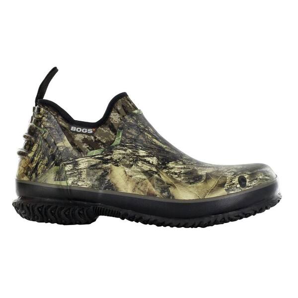 BOGS Field Trekker Camo Men Size 13 Mossy Oak Waterproof Rubber Slip-On Hunting Shoe