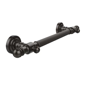 Dottingham Collection 16 in. x 2.375 in. Grab Bar Reeded in Oil Rubbed Bronze