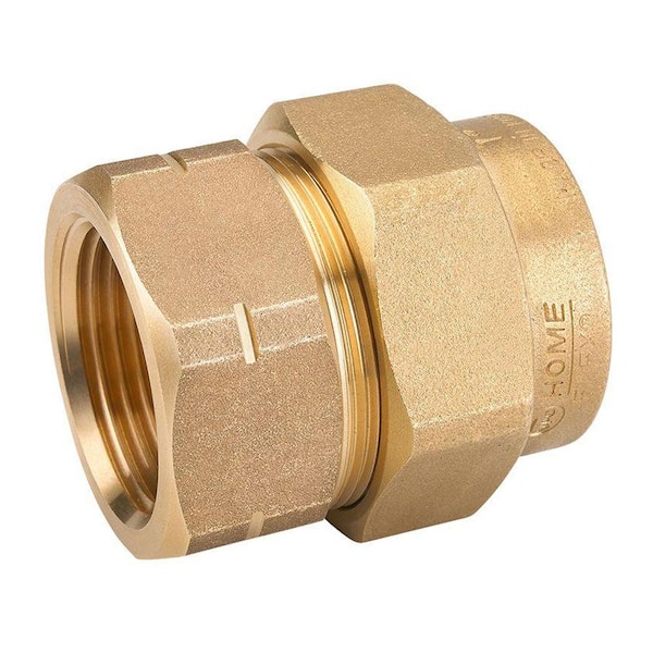 HOME-FLEX 1 in. CSST x 1 in. FIPT Brass Female Adapter
